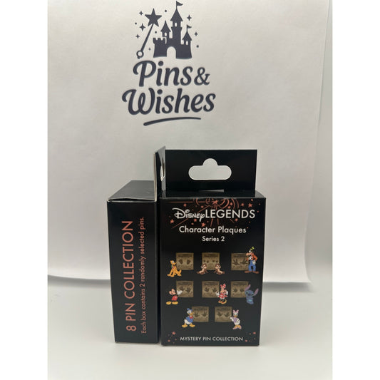 One Unopened Box - Disney Legends Plaque Pin Series 2 TWDCS / DEC