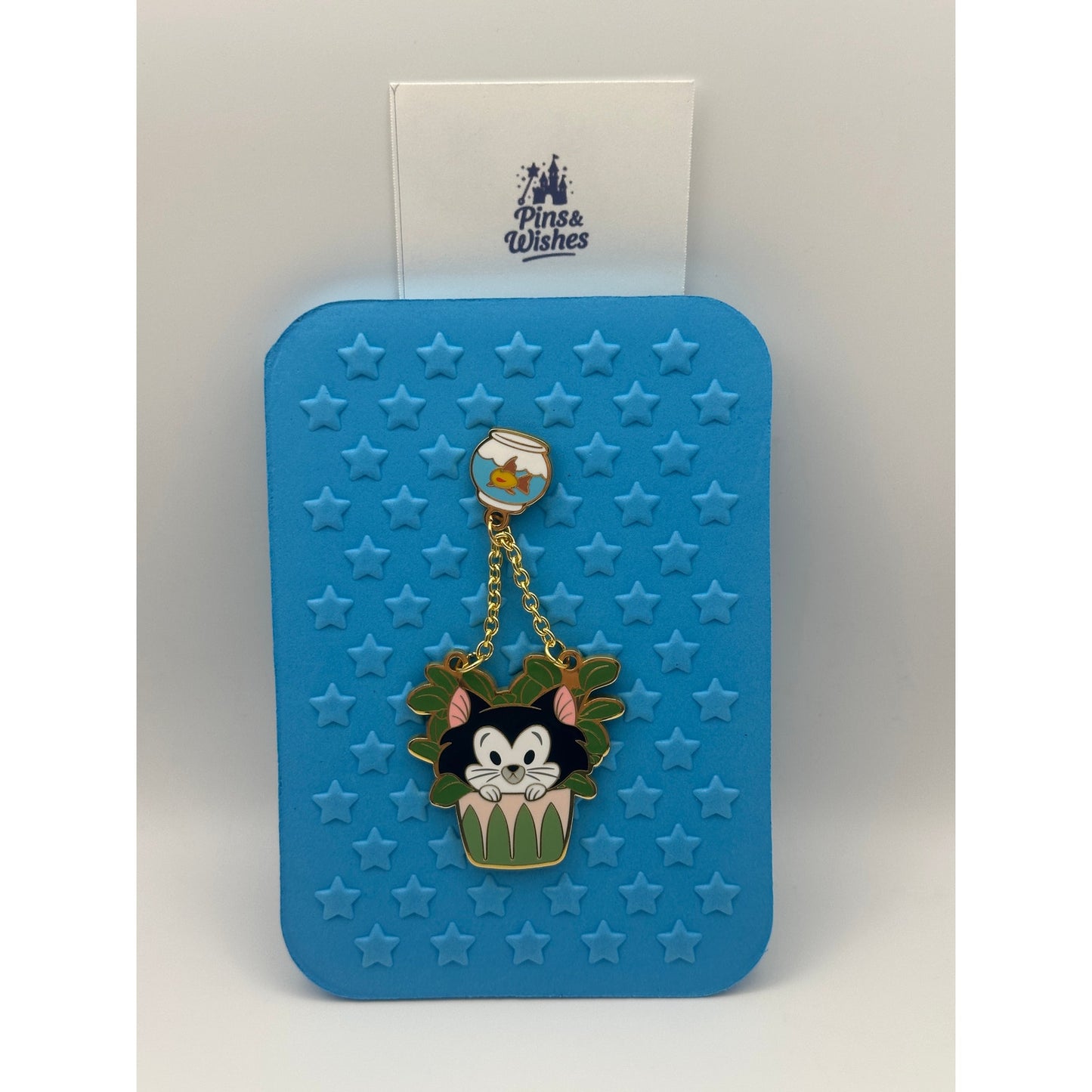Figaro Boxlunch Pin - Disney Cats in Planters Blind Box Enamel Pin