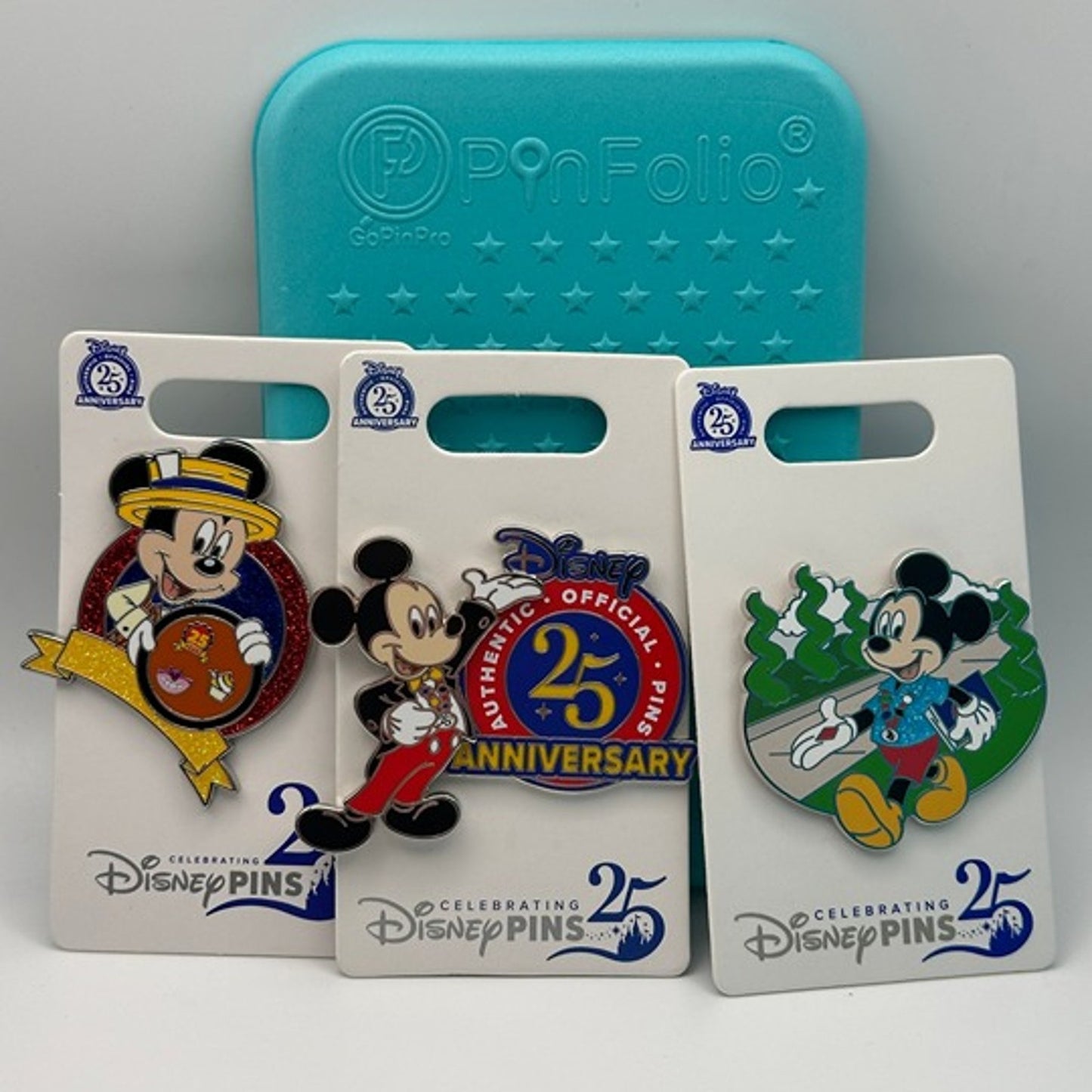 Mickey Mouse Themed Pin Trading Starter Kit with Trading Board