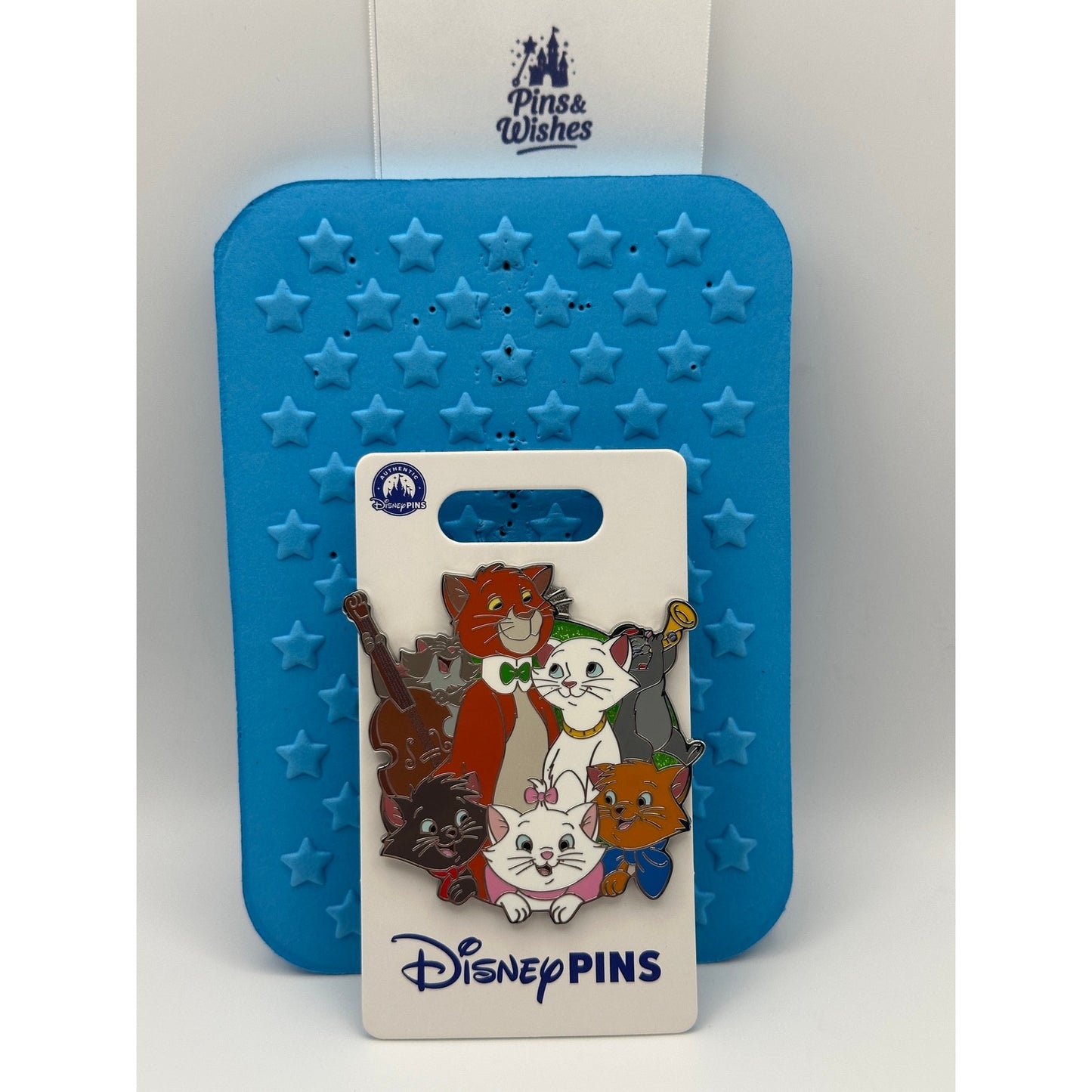 Aristocats Character Cluster Pin - Duchess, Marie, O'Malley, Toulouse, Berlioz