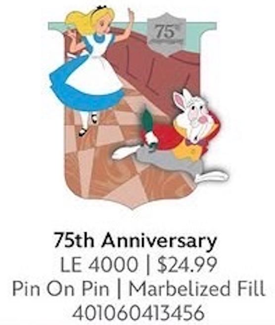 Limited Edition Alice & White Rabbit 75th Anniversary (Expected Release August 18)