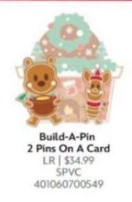 Limited Release Holiday Build-A-Pin 2 Pin Set (Expected Release November 3)