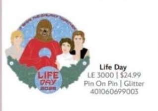 Limited Edition Life Day Pin (Expected Release November 3)
