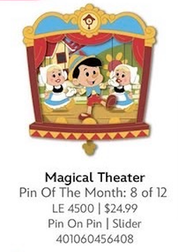 Limited Edition Magical Theater - Pinocchio Pin (Expected Release August 11)