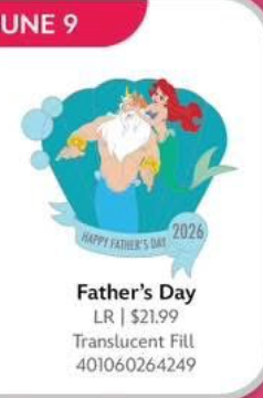 Limited Release Father's Day 2026 - Ariel & King Triton (Expected Release June 9)