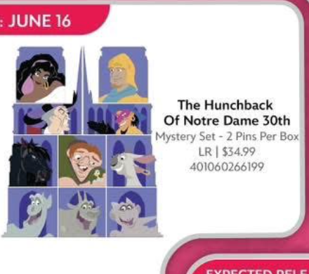 Limited Release Mystery Box - The Hunchback of Notre Dame 30th (Expected Release June 16)