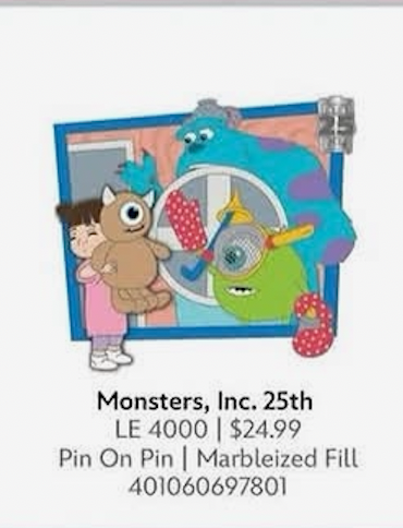 Limited Edition Monsters, Inc. 25th (Expected Release October 20)