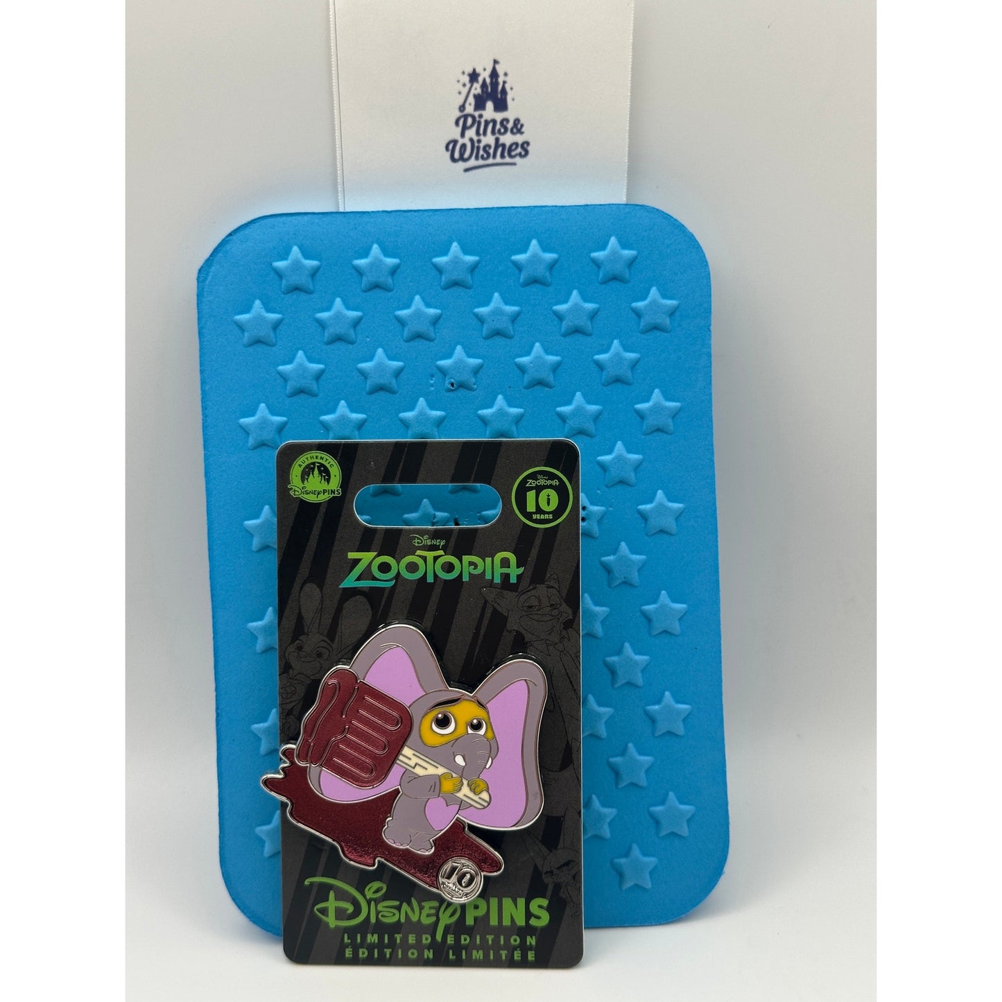 Finnick in Elephant Costume - Zootopia 10th Anniversary Limited Edition LE2000