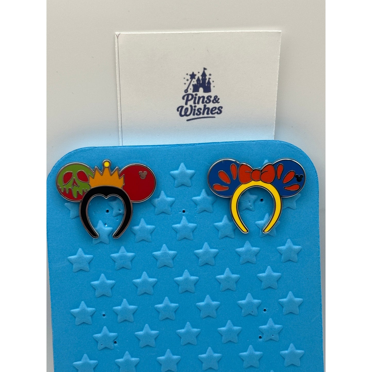DLR 2 Pin Ear Headband Set Evil Queen Snow White Hidden Disney 2026 Mickey