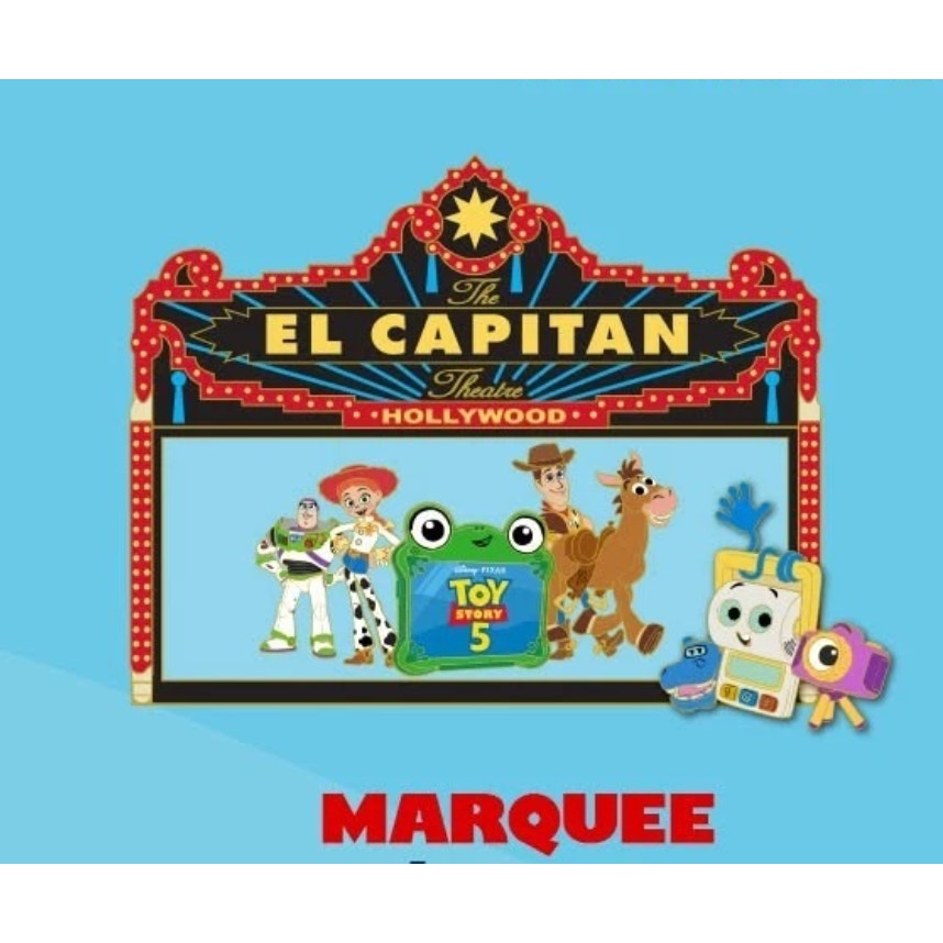 DSSH Toy Story 5 Marquee Pin LE400 - Disney Studio Store Hollywood