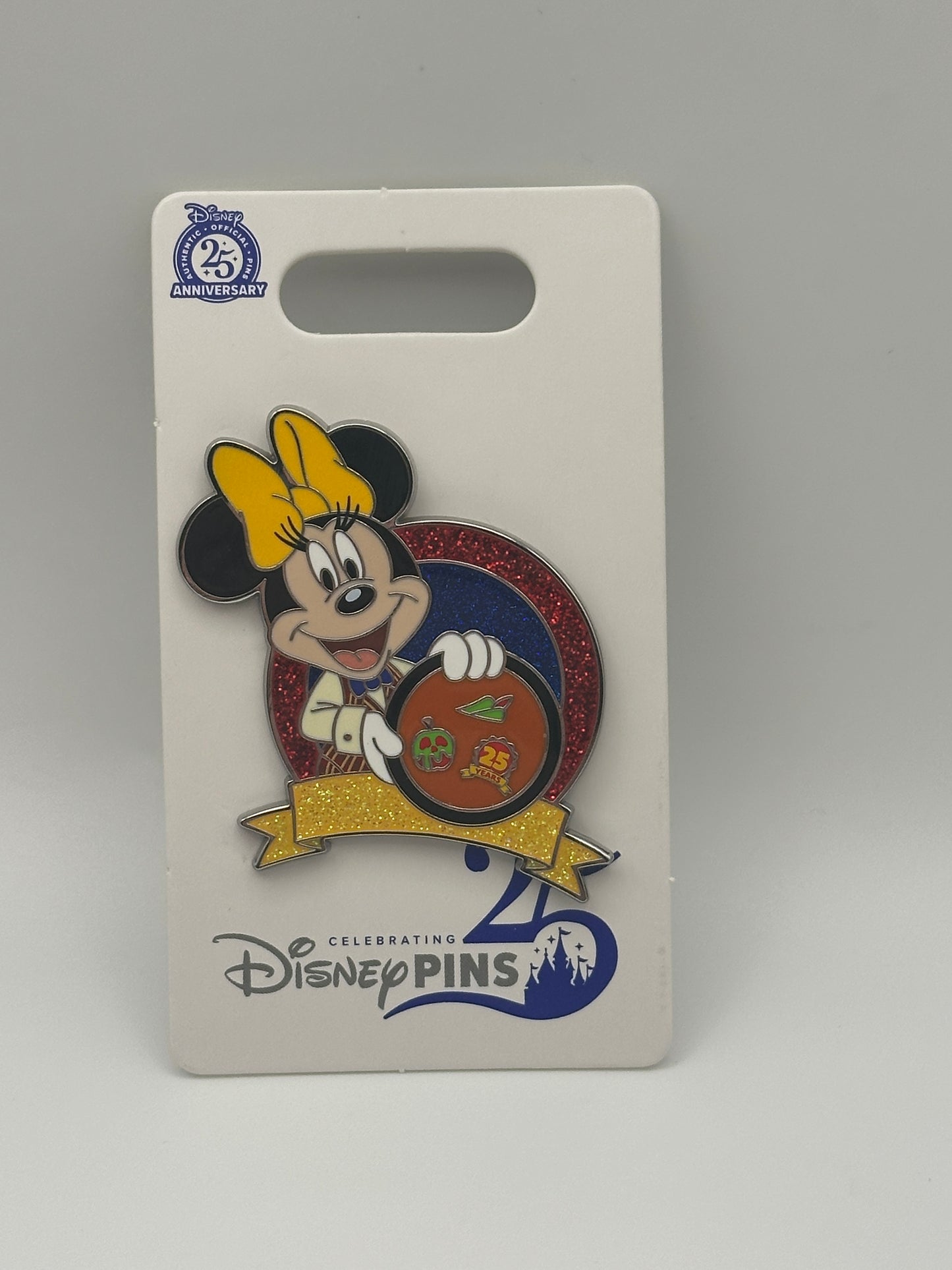 2025 Disney Parks 25th Anniversary Pin Trading Minnie Mouse Pin Board OE Pin