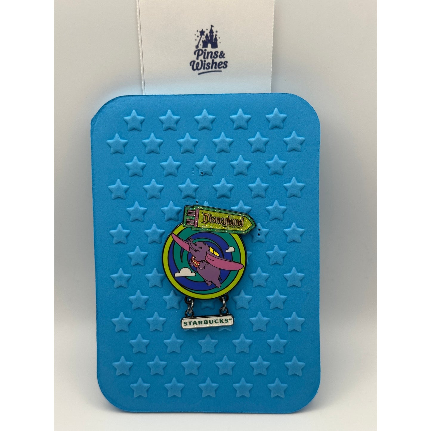 NEW 2026 Disneyland Starbucks Mystery Pin - Dumbo the Flying Elephant