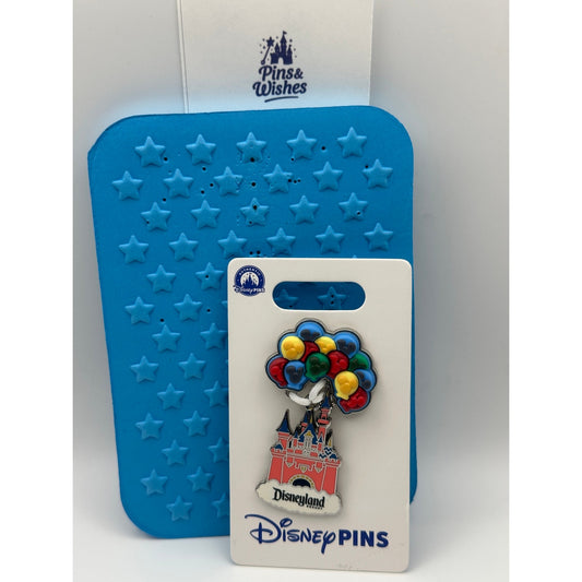 Disneyland Sleeping Beauty Castle with Balloons Pin - Pins and Wishes