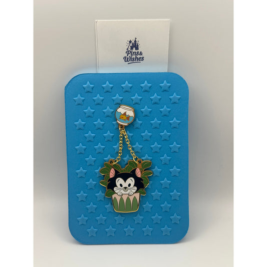 Figaro Boxlunch Pin - Disney Cats in Planters Blind Box Enamel Pin