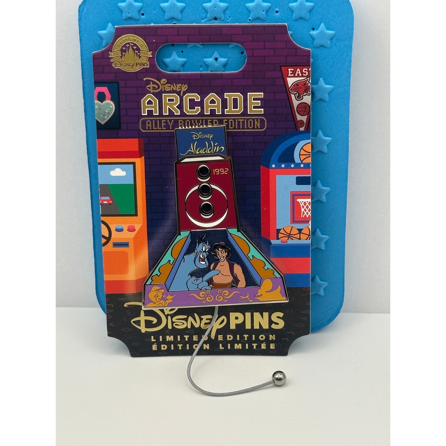 Disney Alley Bowler Arcade Series Pin Aladdin & Genie - Limited Edition LE 2000
