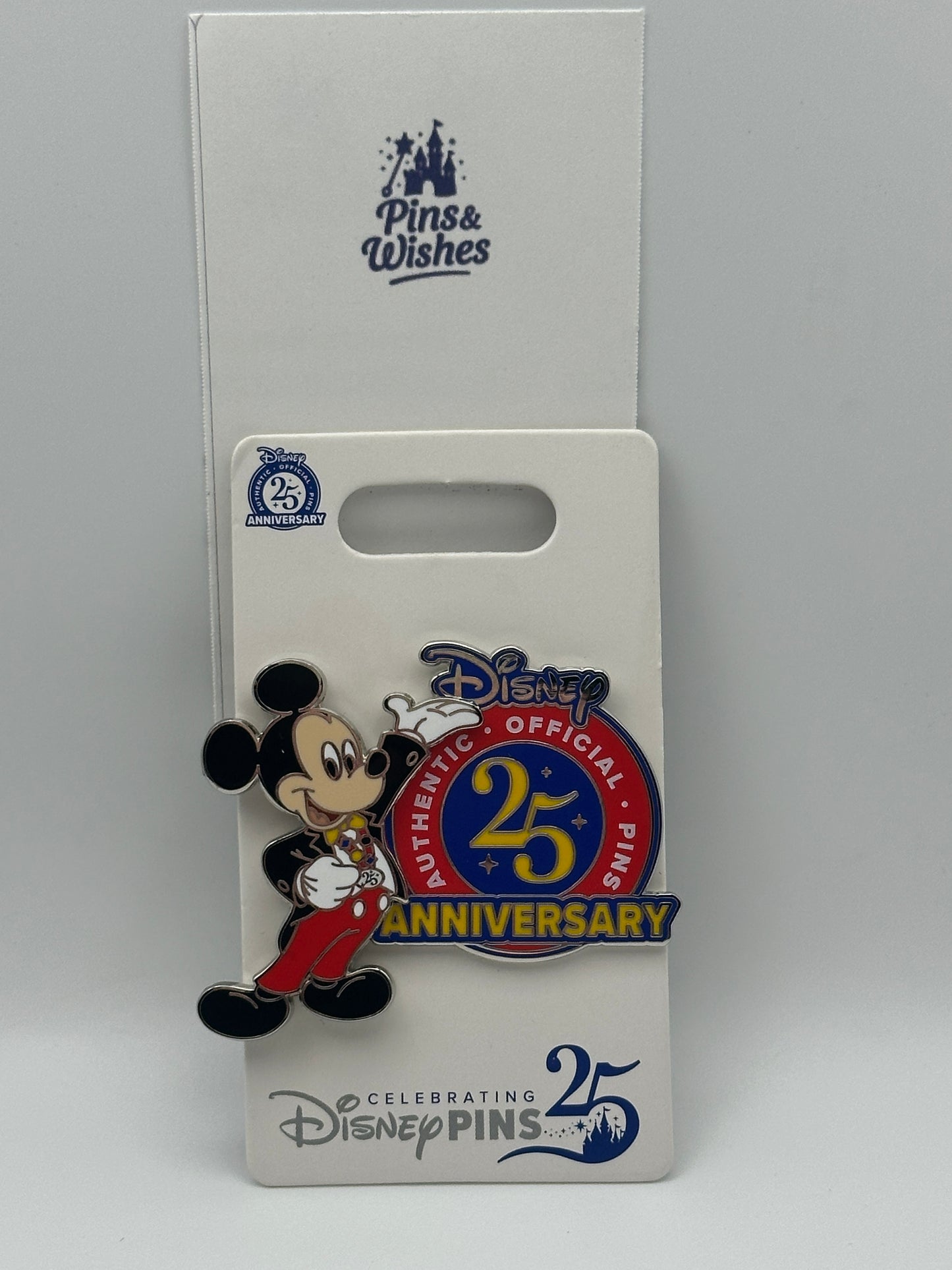 Disney Parks Mickey Mouse 25th Anniversary Pin