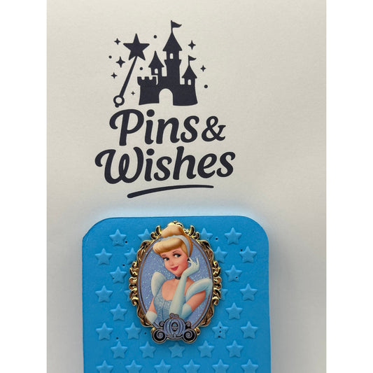 Pink A La Mode PALM Disney Princess Royal Sparkles Jumbo Cinderella Pin - SE400