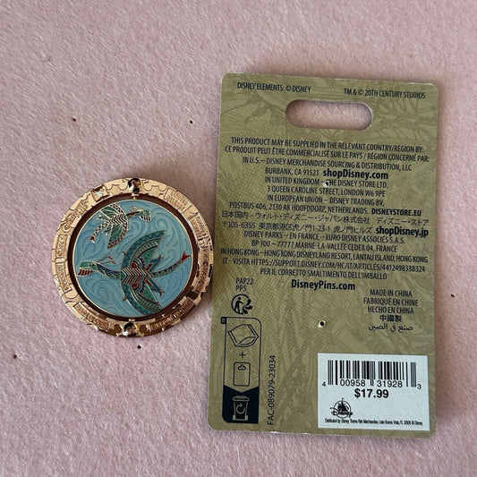 2023 Disney Parks Pandora World of Avatar Banshee Limited Release Spinning Pin