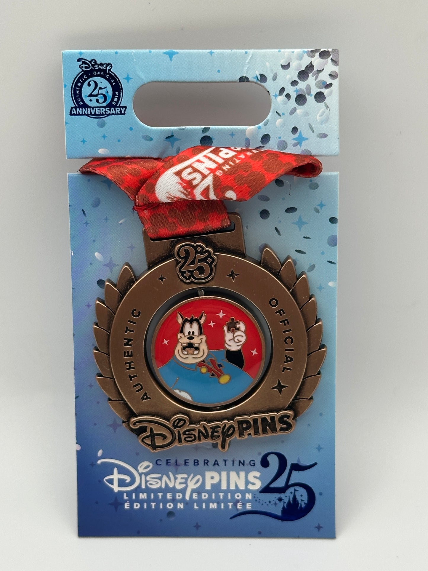 Pete - 2025 Disney Parks 25th Anniversary Medal Limited Edition Pin