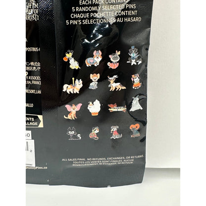 Disney Cats & Dogs in Halloween Costumes Unopened Pin Pack