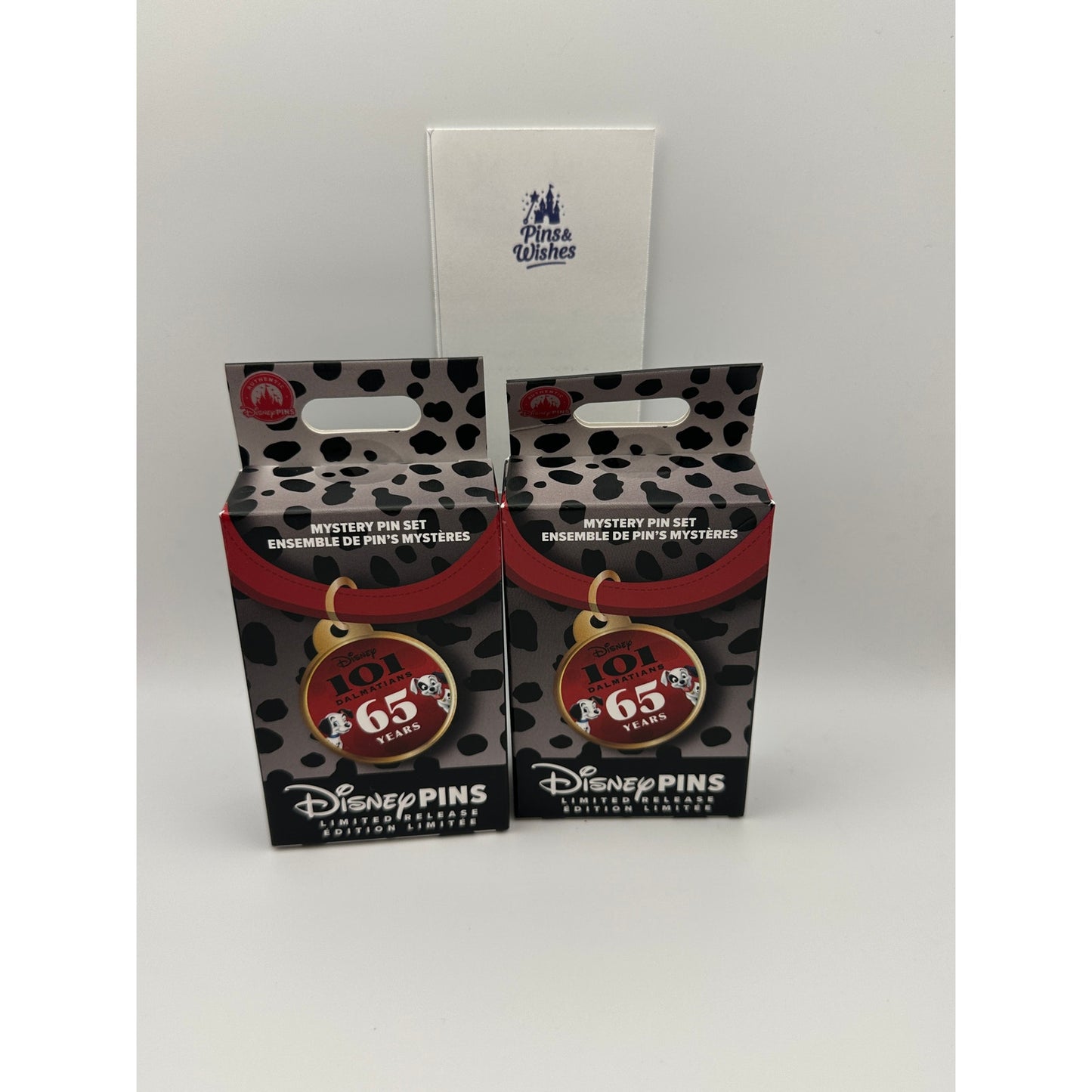 2 Unopened Boxes - 101 Dalmatians 65th Anniversary Mystery Box - Pins and Wishes