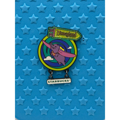 NEW 2026 Disneyland Starbucks Mystery Pin - Dumbo the Flying Elephant