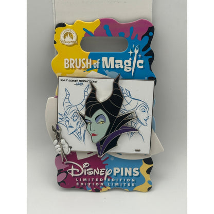 Maleficent Pin – Sleeping Beauty – Brush of Magic – Limited Edition LE 3750