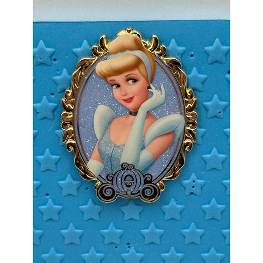 Pink A La Mode PALM Disney Princess Royal Sparkles Jumbo Cinderella Pin - SE400