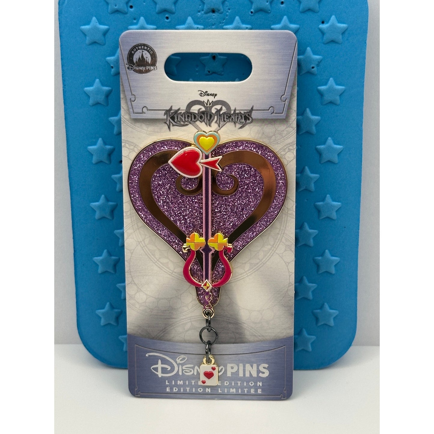 Disney Kingdom Hearts Keyblade Pin - Lady Luck 7/12 - Limited Edition LE 4000