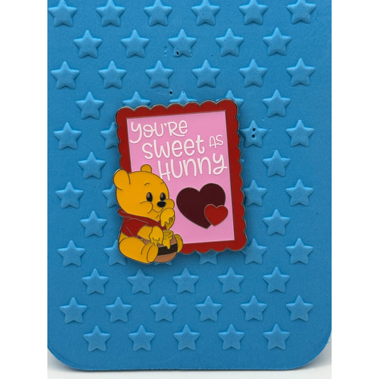 Pooh Bear - You're sweet as hunny Valentine's Day Mystery Pin LR