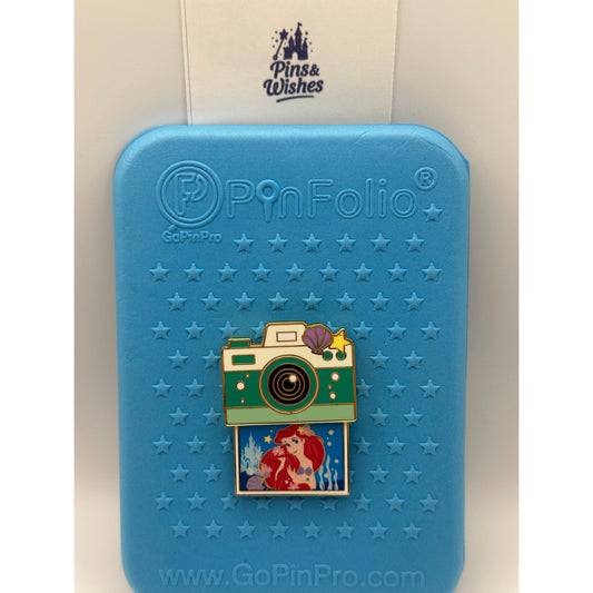 Little Mermaid Ariel Boxlunch Pin - Disney Princess Camera Sliding Pin