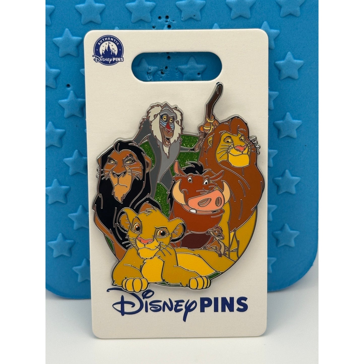 Lion King Character Cluster Pin - Scar , Simba , Mufasa , Timon , Pumbaa, Rafiki