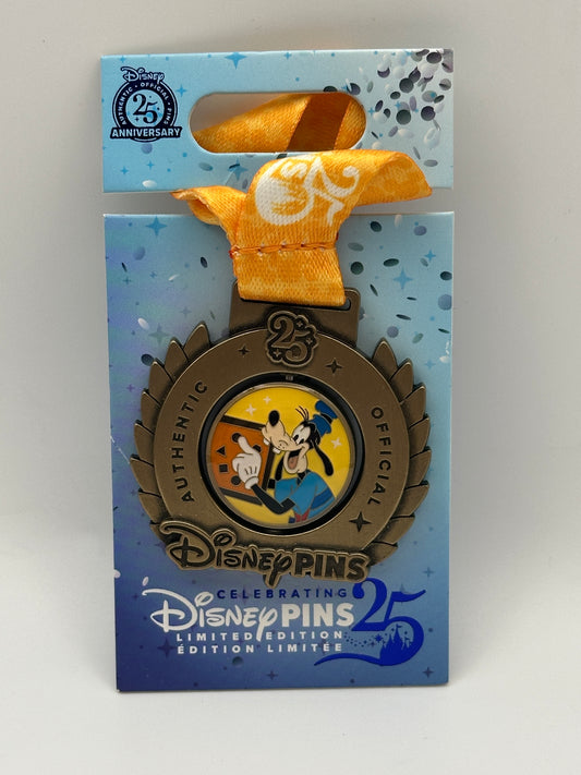 Goofy - 2025 Disney Parks 25th Anniversary Medal Limited Edition Pin
