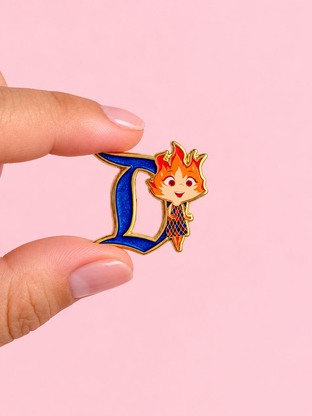 D-Lite Series – Baby Ember Inspired Fantasy Pin 🔥💙