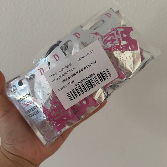 DLR 2025 Hidden Disney Wave B blind bag- Unopened Sleeve (10 packs) Pins and Wishes