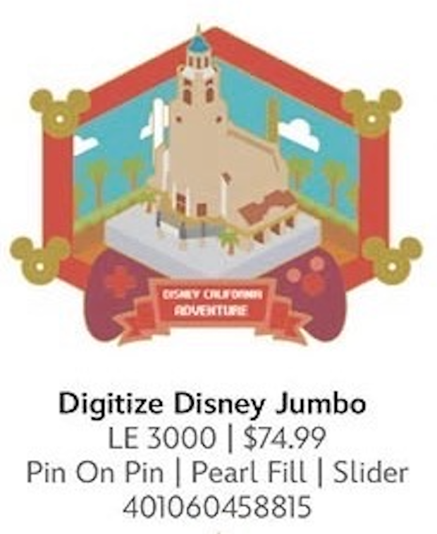Limited Edition Digitize Disney Jumbo DCA (Expected Release August 18)