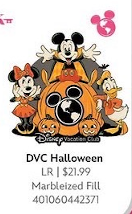 Limited Release Disney Vacation Club Halloween Pin (Expected Release August 4)