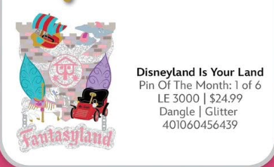 Limited Edition Disneyland Is Your Land (Expected Release July 14)