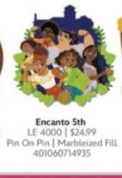 Limited Edition Encanto 5th Pin (Expected Release November 17)