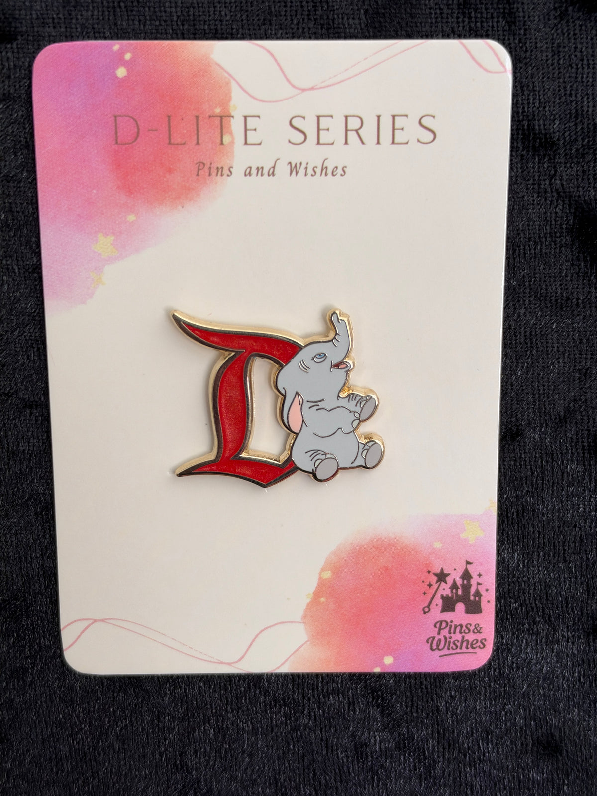 🐘 D-Lite Series – Baby Dumbo Inspired Fantasy Pin