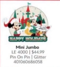 Limited Edition Happy Holidays Mini Jumbo (Expected Release November 3)