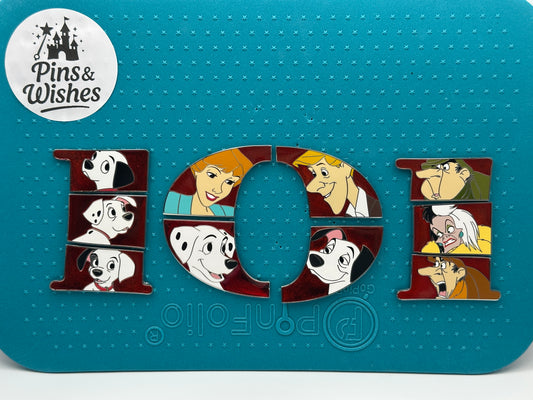 FULL SET! 101 Dalmatians 65th Anniversary Mystery Puzzle Completed Set LR