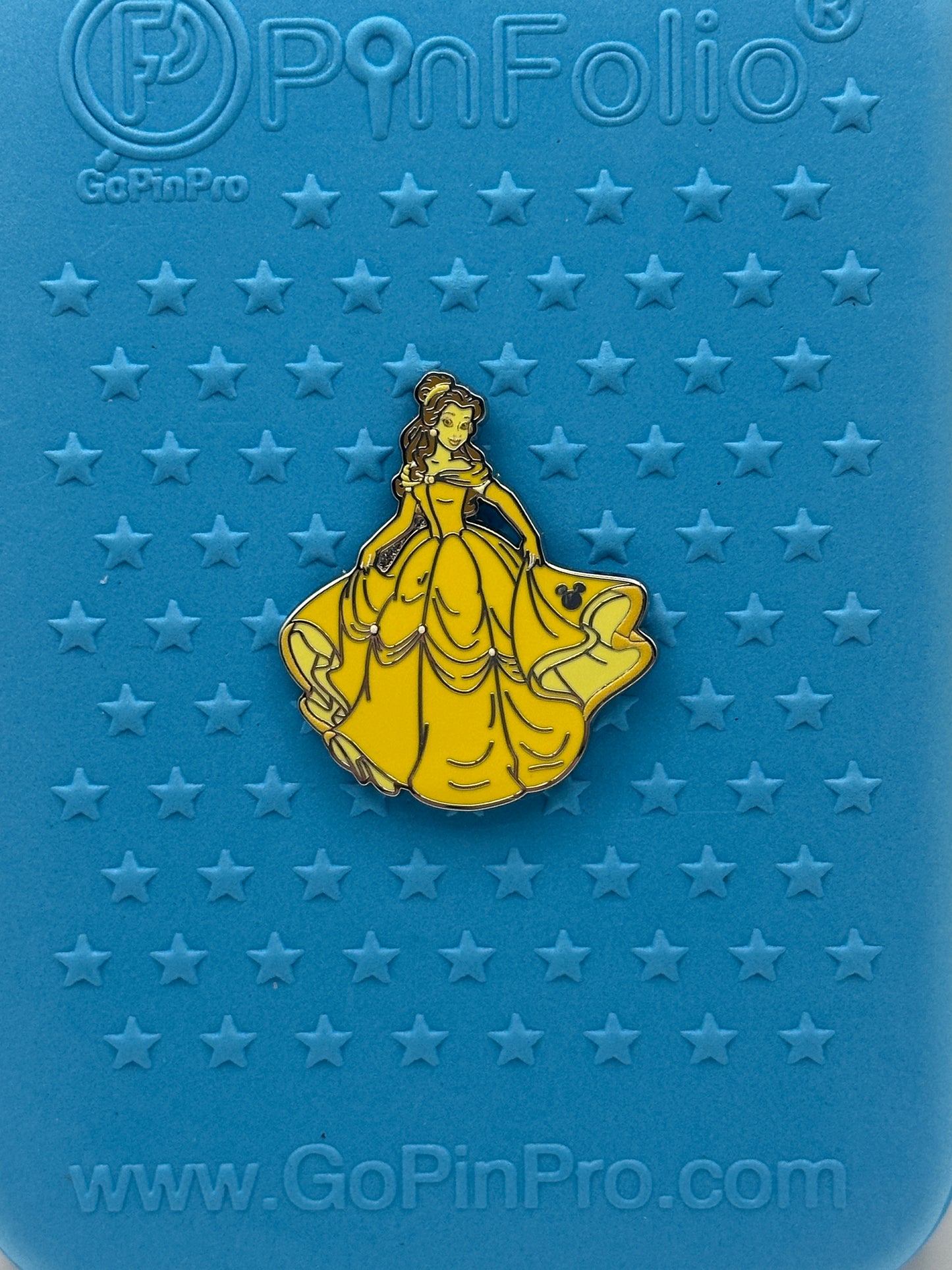 Disneyland DLR Wave B Hidden Disney Yellow Pin Belle | Pins and Wishes