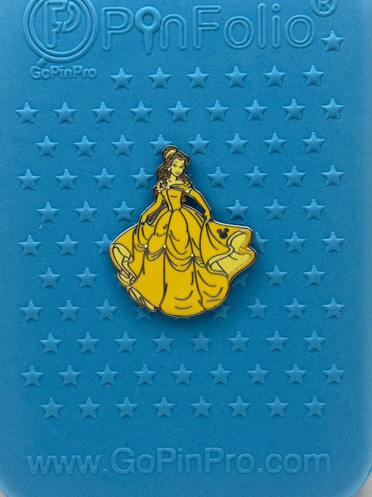 Disneyland DLR Wave B Hidden Disney Yellow Pin Belle | Pins and Wishes