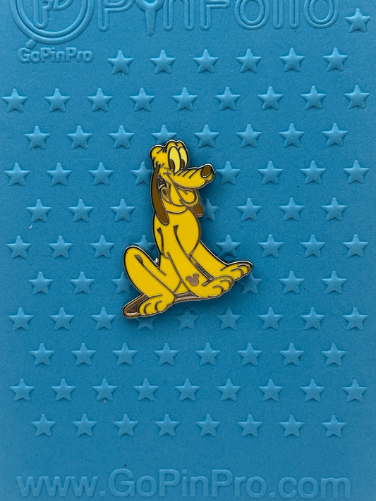 Disneyland DLR Wave B Hidden Disney Yellow Pin Pluto | Pins and Wishes
