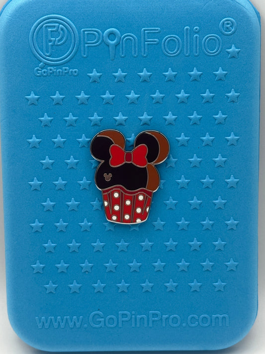 Disneyland DLR Wave B Hidden Disney Treat | Cupcake Pin Minnie Mouse | Pins and Wishes