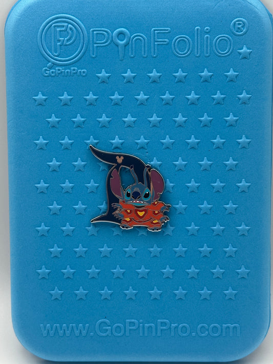 Disneyland DLR Wave B Hidden Disney D Pin Stitch | Pins and Wishes