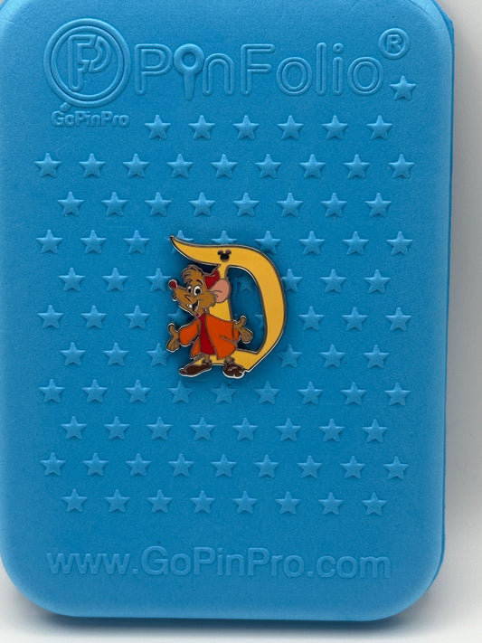 Disneyland DLR Wave B Hidden Disney D Pin Jaq | Pins and Wishes