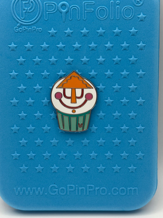 Disneyland DLR Wave B Hidden Disney Treat | Cupcake Pin It's a Small World | Pins and Wishes