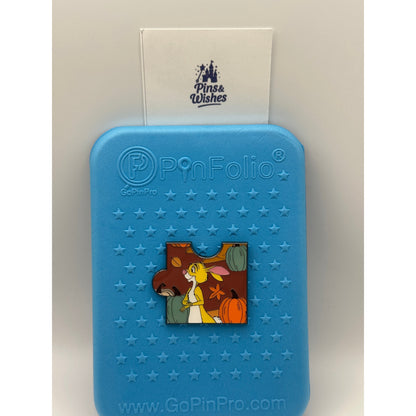 Loungefly Disney Winnie the Pooh Autumn Puzzle Blind Box Enamel Pin - Rabbit with a Pins and Wishes Logo
